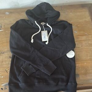 FINAL MARKDOWN NWT Unisex Pact Black Organic Cotton Hoodie S